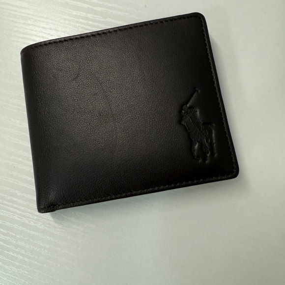 Polo Ralph Lauren Black Leather Wallet - Picture 1 of 7